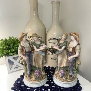 Vintage Andrea By Sadek  Romantic Couple With Grapes